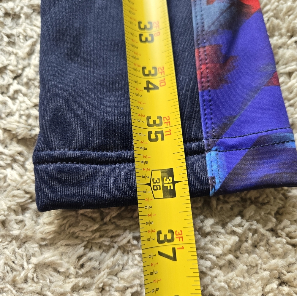 Athleta colorburts power lift tight fleece thermal leggings womens S - Picture 8 of 12